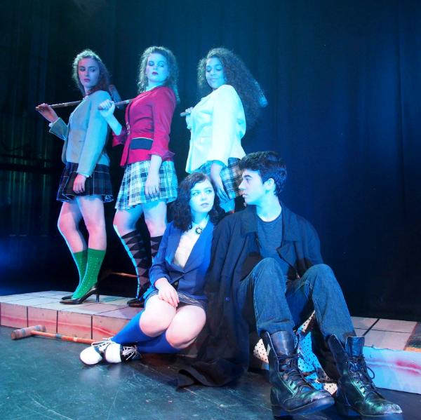 Jeffrey as JD in the musical "Heathers"