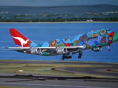 Qantas Boeing 747-300 "Nalanji Dreaming" Qantas Boeing 747-300 "Nalanji Dreaming"