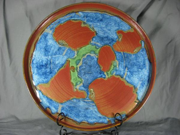 101204.A Large "World" Platter