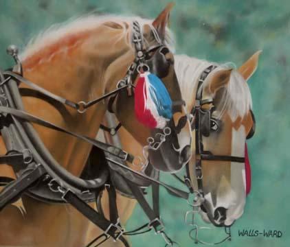 Horse Power (pastel)