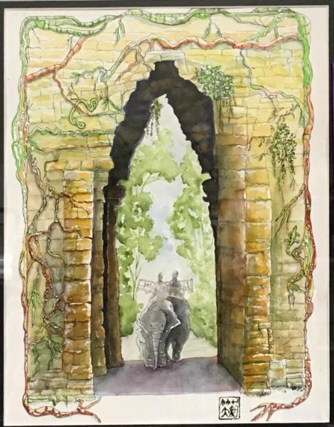 Elephants at Angkor