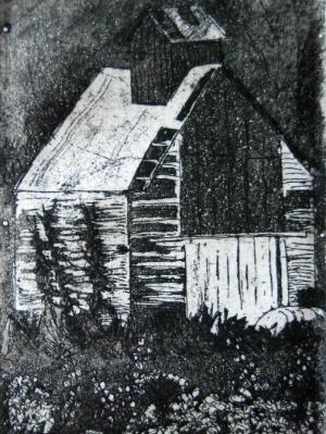 Indiana Barn Series - Weathered (state proof II) Indiana Barn Series - Weathered (state proof II)