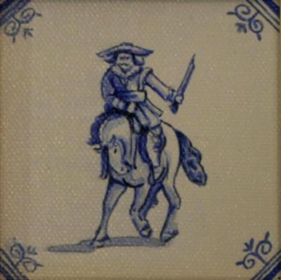 Delft Tile Series - 'Horseman' SOLD