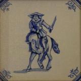 Delft Tile Series - 'Horseman' SOLD