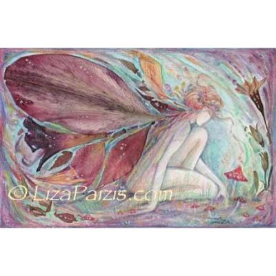 Garden Fairy art print flower fairy picture