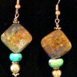 #1 copper wire earrings