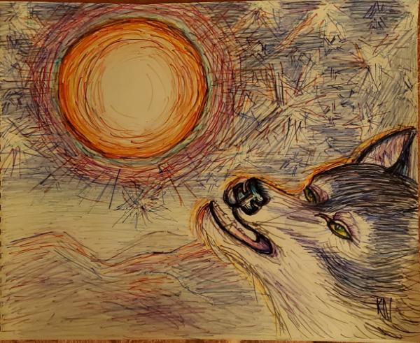 Stylized Wolf