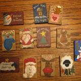 Primitive Christmas Magnets