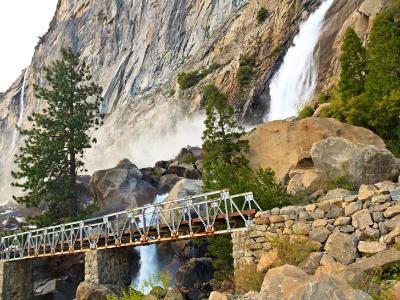 Wapama Falls and Footbridge Wapama Falls and Footbridge