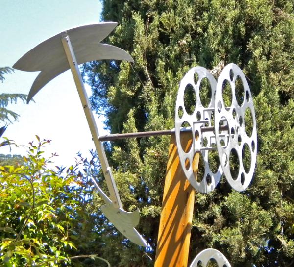 The Axe, garden kinetic sculpture