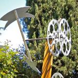 The Axe, garden kinetic sculpture