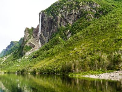 Western Brook Pond Forested Cliff Western Brook Pond Forested Cliff