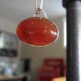 13-123 Sterling Carnelian Pendant