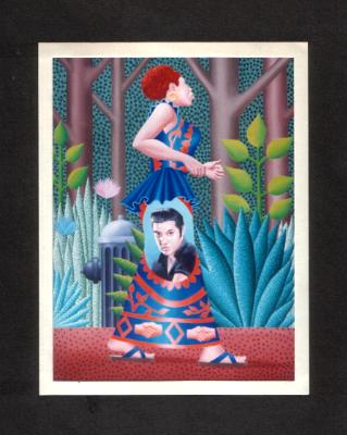 Elvis in Africa 36" x 48" Elvis in Africa 36" x 48"