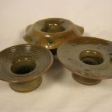 120507.CFG Flower Vases with Green Glaze