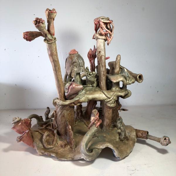 24" x20" x 18"  x Ceramic Garden !