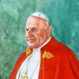 Portrait of Pope JOHN XXIII, 80cm x 60cm, 2014