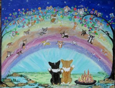 #7 Visit from the Rainbow Bridge Llyr's fire 2018 5x7