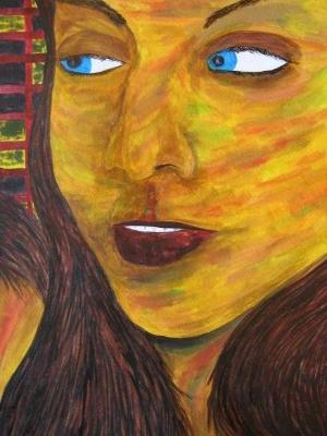 Before the Blood Red Building That Stores the Souls of Those Who Possess Doubt, She Has a Conversations with Herself #. 2