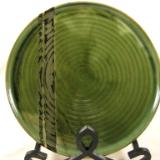 110902.E Small Platter with Stripe Design