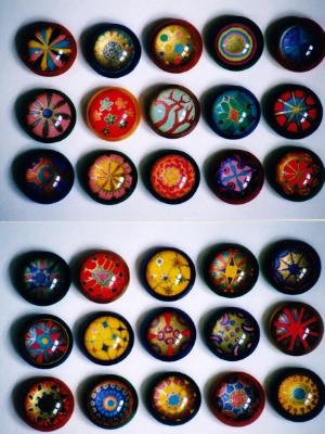 Polyester Resin Magnets and Pins