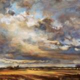 CLOUDSCAPE 16X24 OIL ON CANVAS sold