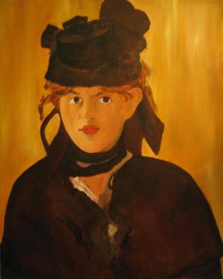 Study of "Portrait of Berthe Morisot" by Manet Study of "Portrait of Berthe Morisot" by Manet