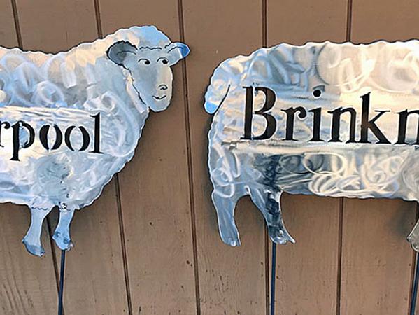 Sheep Signs (Two Views)