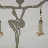 E-21 Clear Tower Earrings