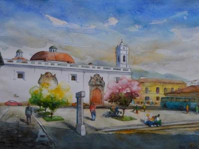 Santa Clara square, 35cm x 50cm, 2016 Santa Clara square, 35cm x 50cm, 2016