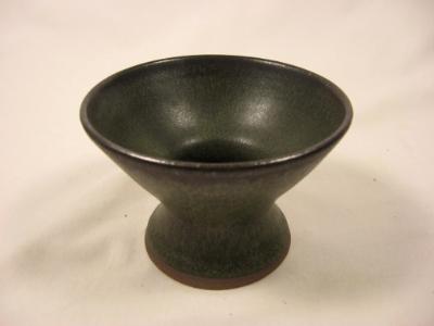 120522.D Flower Vase with Matte Green Glaze 120522.D Flower Vase with Matte Green Glaze