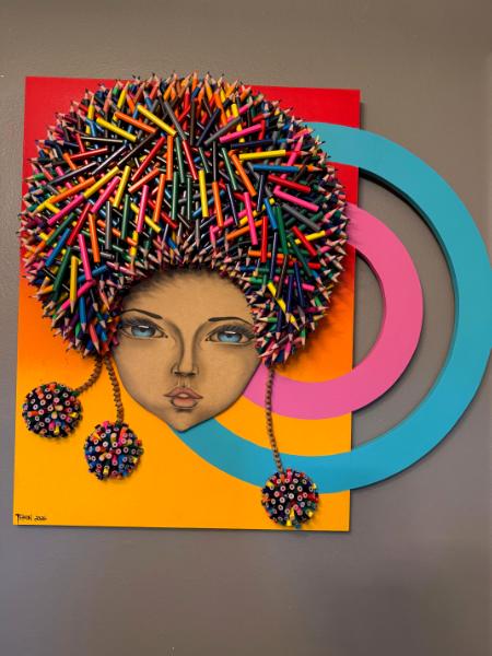 Round Trip (24 tall x 26 wide inches) 