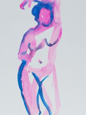Standing Nude Gesture Standing Nude Gesture