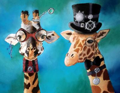 Steampunk Party Time - SOLD Steampunk Party Time - SOLD