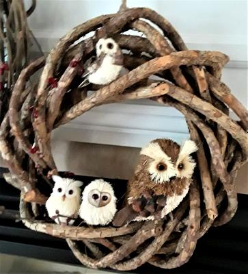 The Owl Family Twisted Tree - SOLD The Owl Family Twisted Tree - SOLD