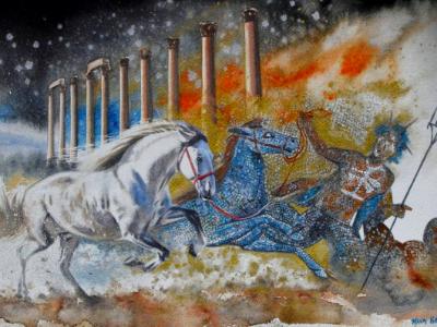 Izmir, yesterday now and forever..., 38cm x 56cm, 2022 Izmir, yesterday now and forever..., 38cm x 56cm, 2022