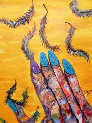 Touching falling dreams. Touching falling dreams.