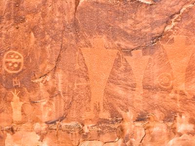 Petroglyph Panel in Kane Springs Canyon Petroglyph Panel in Kane Springs Canyon