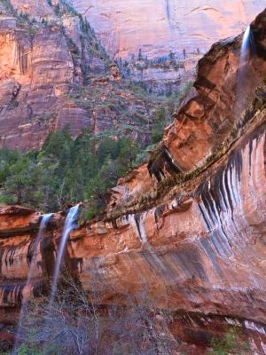 Emerald Pools Waterfalls Emerald Pools Waterfalls