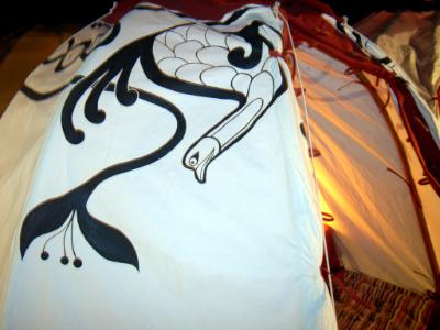 Spiral Dome with celtic tree of life motif Spiral Dome with celtic tree of life motif