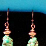 #20 copper wire earrings