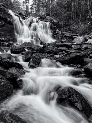 Bastion Falls and Spruce Creek Bastion Falls and Spruce Creek