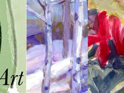 Sandra Brett Fine Paintings - Representational and abstract images on canvas and paper 