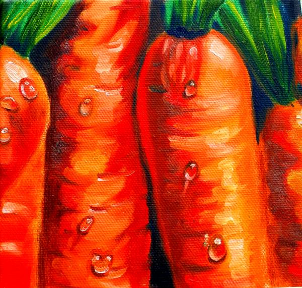 Crunchy Carrots-GICLEE ONLY, email for details