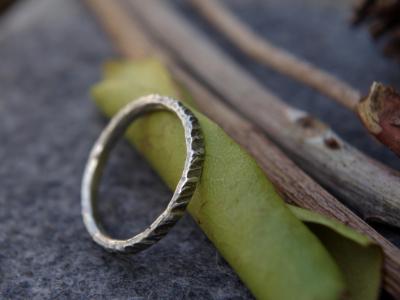 *SOLD OUT* Hammered silver stacking ring *SOLD OUT* Hammered silver stacking ring