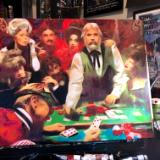 Kenny Rogers the Gambler in oils 