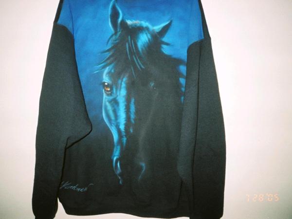 Blue-Black Horse