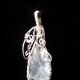  Wire Wrapped Quartz Crystal Pendant