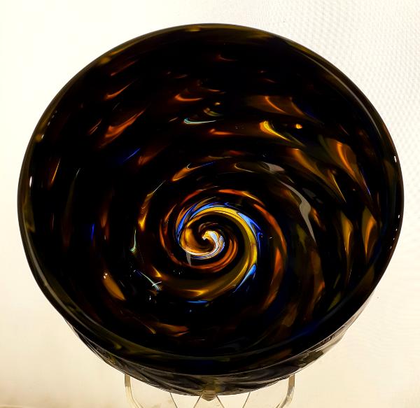 #10262626 Bowl  feather twist design 3.25''HX5.25''W $95.00