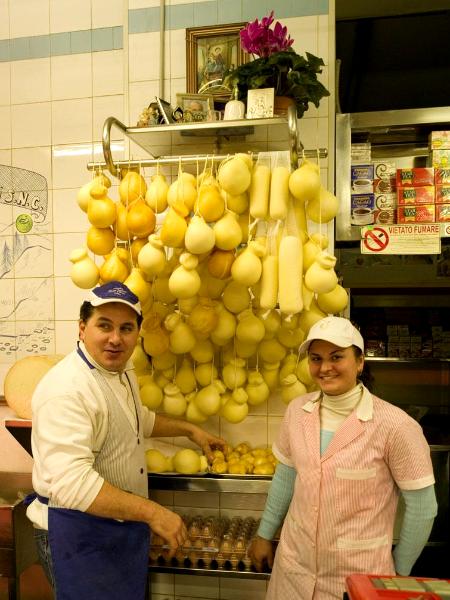 Cheese shop, Pompei